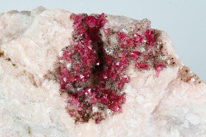 Rose-Colored Roselite Crystal Cluster - Aghbar Mine, Morocco #184221